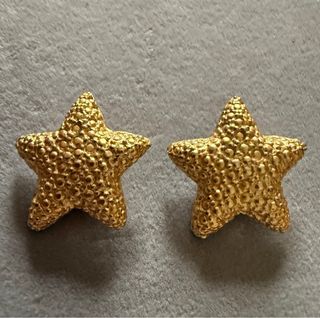 Pendientes vintage France estrella dorados