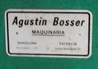 Máquina Universal Carpintería Agustín Bosser