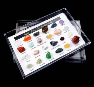 ◆PRECINTADO◆ Collezione 20, 24, 36 o 50 minerali