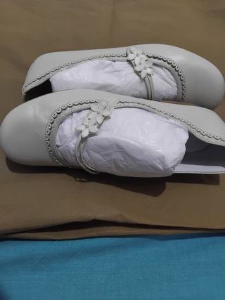 Zapatos Bambi Blancos Niña