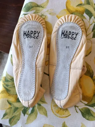 Zapatillas de ballet Happy Dance beige talla 37