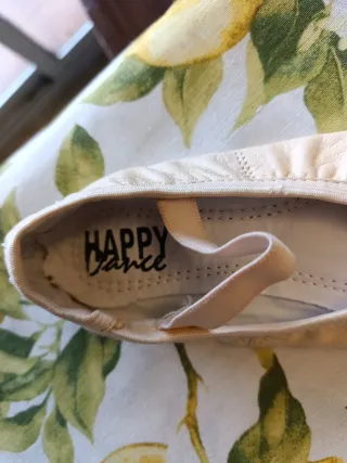 Zapatillas de ballet Happy Dance beige talla 37