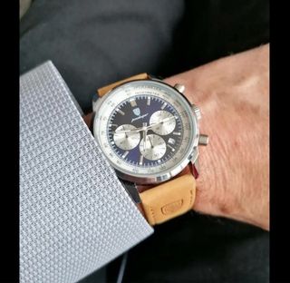 Reloj POEDAGAR Hombre Azul y Marrón