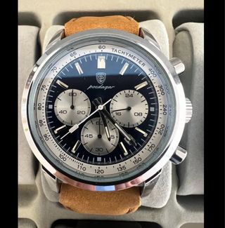 Reloj POEDAGAR Hombre Azul y Marrón