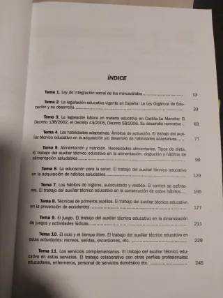 Temario ATE Auxiliar Técnico Educativo