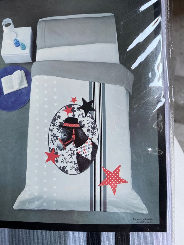 Funda Nórdica 90cm Sin Estrenar, dibujo burrito