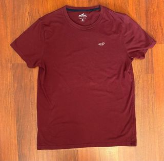 Camiseta Hollister Talla M Roja