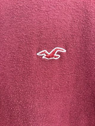 Camiseta Hollister Talla M Roja
