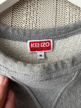 Sudadera Kenzo Gris Logo París