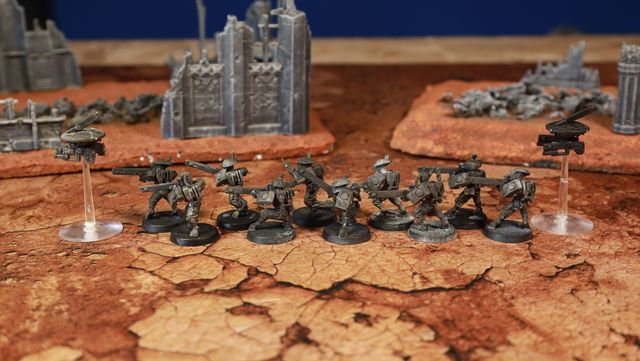 Guerreros de Fuego del Imperio Tau de Warhammer 40.000, 10 unidades (Equipo B)