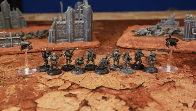 Guerreros de Fuego del Imperio Tau de Warhammer 40.000, 10 unidades (Equipo B)