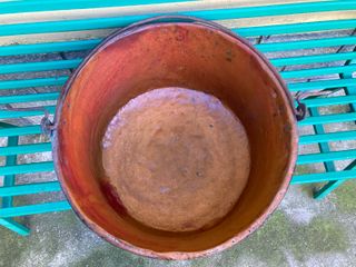 Antico paiolo / pentolone in rame