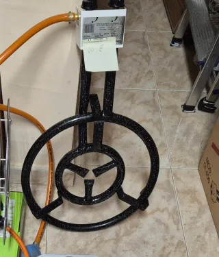 Paellero a gas con tubo flessibile