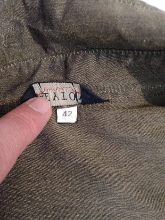 Camisa de señora verde oliva.talla 42