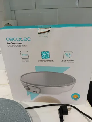 Crepera Cecotec Fun Crepe Stone 1000W