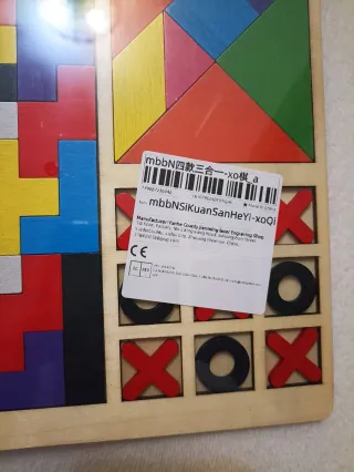 Juego de mesa Three in one puzzle toy.