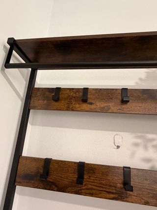 Perchero Zapatero Moderno Metal Madera