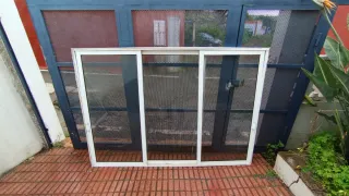 Ventana corredera aluminio 3 hojas