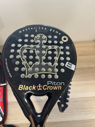 Pala Padel Black Crown Piton