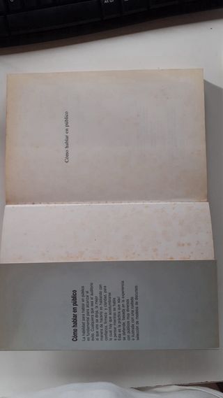 Libro "Cómo hablar en público"