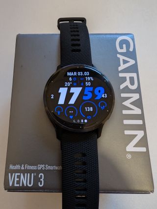 Garmin Venu 3 Negro 45mm Correa 22mm