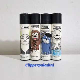 Accendini Clipper Set 4 Pezzi Animali