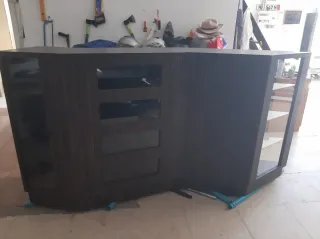 Mueble expositor vitrina aparador madera