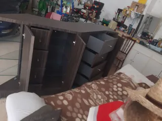 Mueble expositor vitrina aparador madera