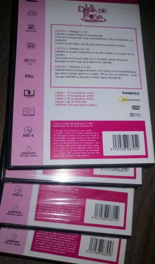 Pack 4 DVD La Dama de Rosa