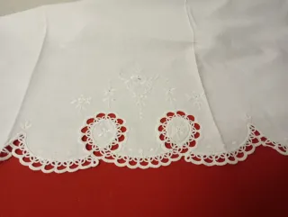 Asciugamano Cotone Vintage Ricamato