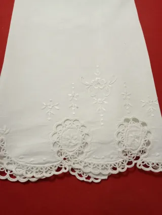 Asciugamano Cotone Vintage Ricamato