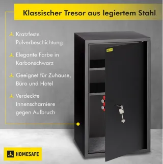 Caja Fuerte Grande 70x40x36cm con Llave