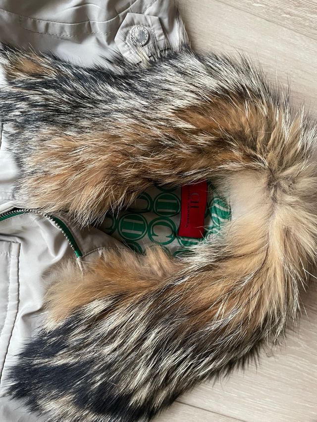 Chaqueta Carolina Herrera Piel Natural Beige