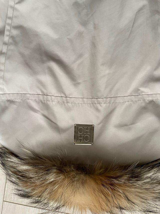 Chaqueta Carolina Herrera Piel Natural Beige