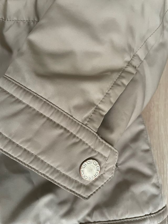 Chaqueta Carolina Herrera Piel Natural Beige