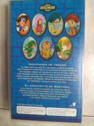 VHS Digimon: Nacimiento de Greymon