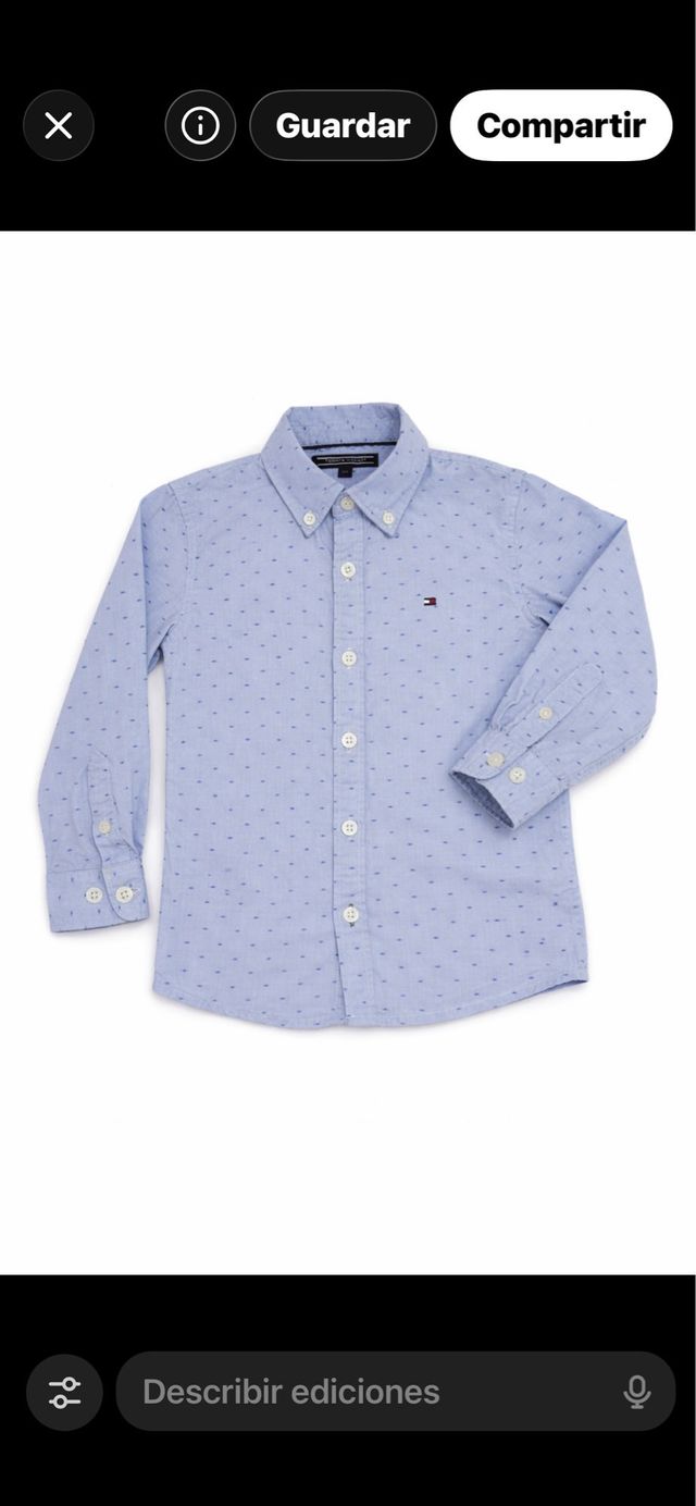 Tommy Hilfiger camisa niño Talla 3 años