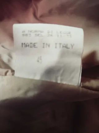 Giacca mezza stagione beige tg. 50