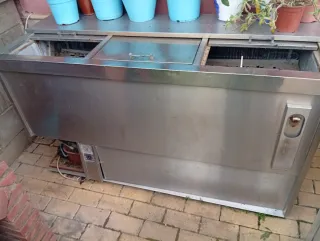 Arcón congelador industrial acero inoxidable