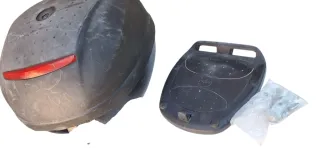 Bauletto scooter con piastra