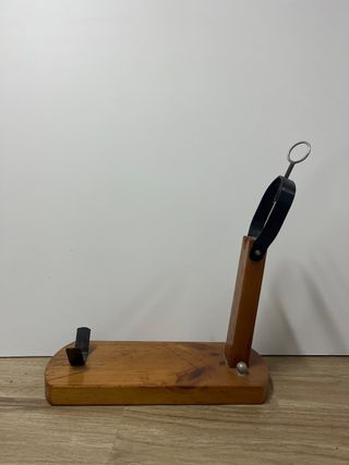 Base para jamonera de madera y metal