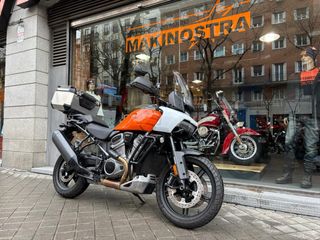Harley Davidson Pan America Naranja/Blanca