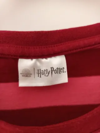 Camiseta oficial de Harry Potter a rayas - talla S