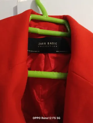 Blazer Rojo Elegante nuevo sin etiqueta