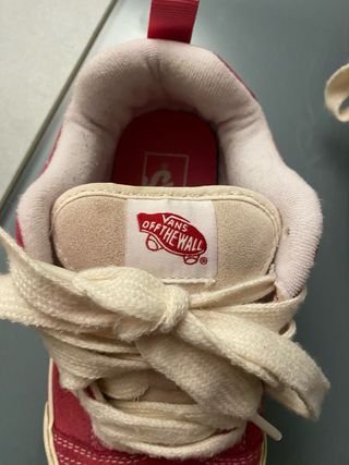 Scarpe Vans Rosse e Bianche