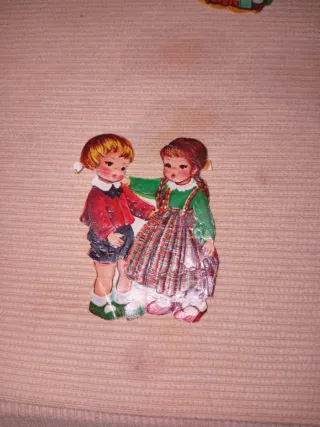 10€x3 Cromos antiguos de figuras infantiles