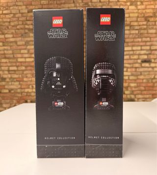 LEGO Star Wars Cascos Darth Vader y Kylo Ren
