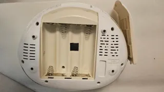 Radio CD USB MP3 Plata y Blanco