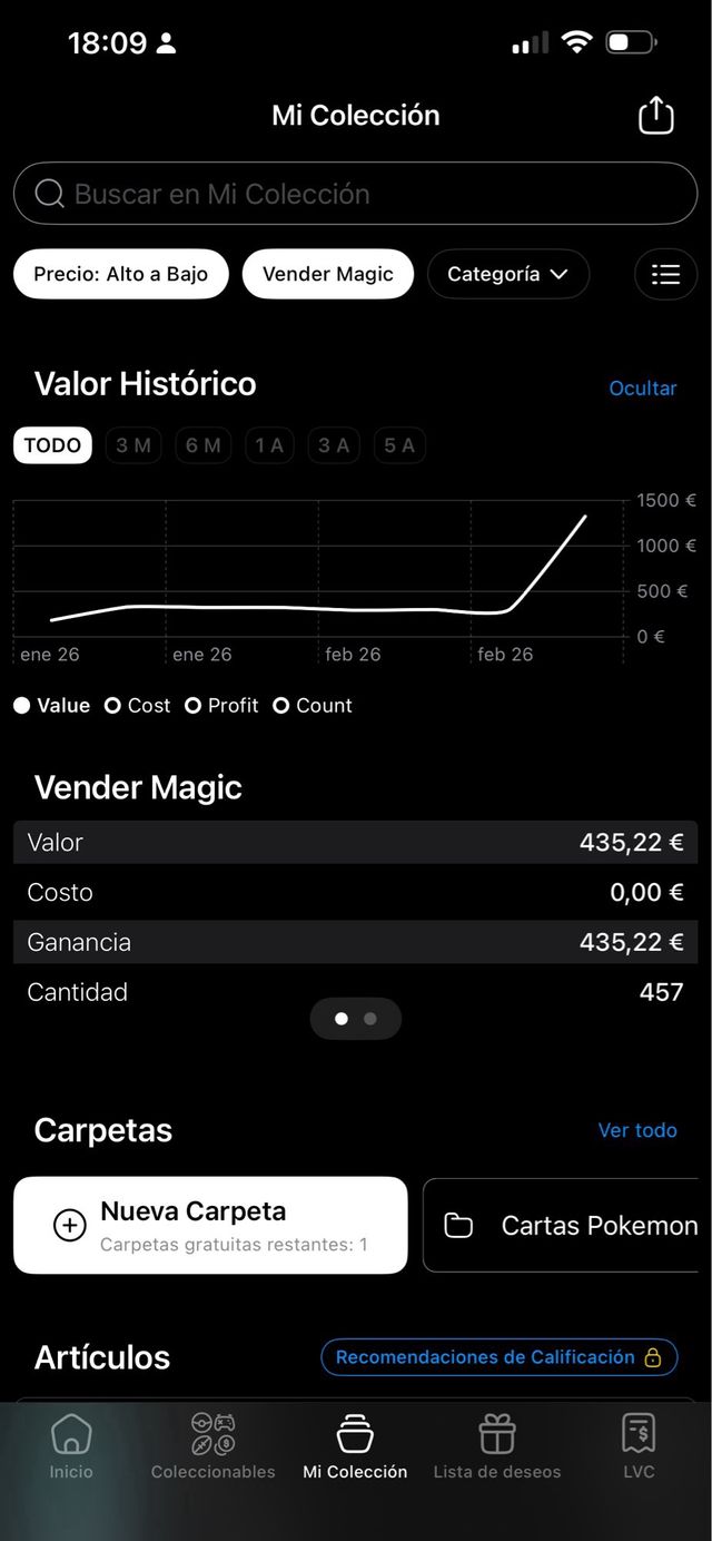 Lote Cartas Magic The Gathering negociable
