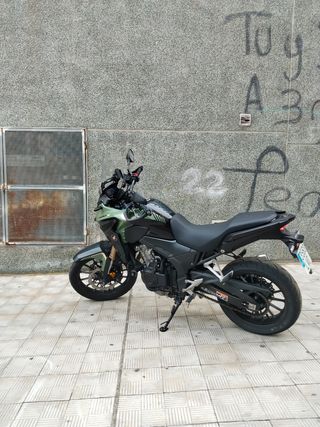 Honda CB500X Adventure Negra/Verde